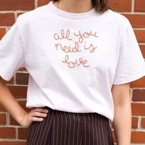 Lingua Franca "All You Need Is Love" Tee SIze 2XL NWT Beatles